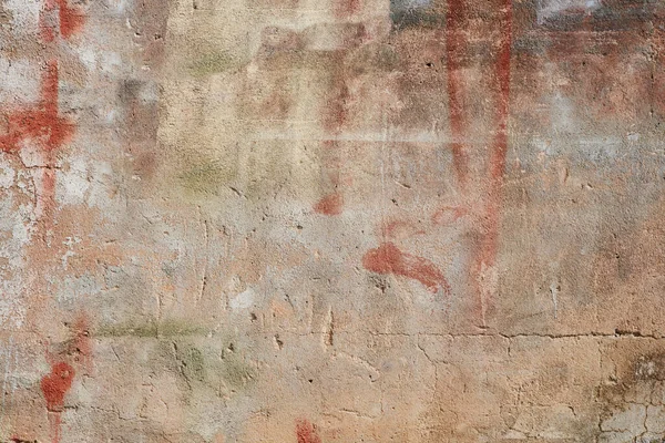 Old splattered concrete wall grunge background or texture