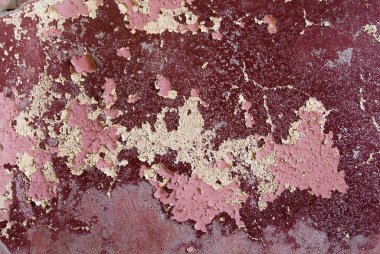 Eski alçı duvar, soyulmuş boya, grunge arkaplan veya doku 