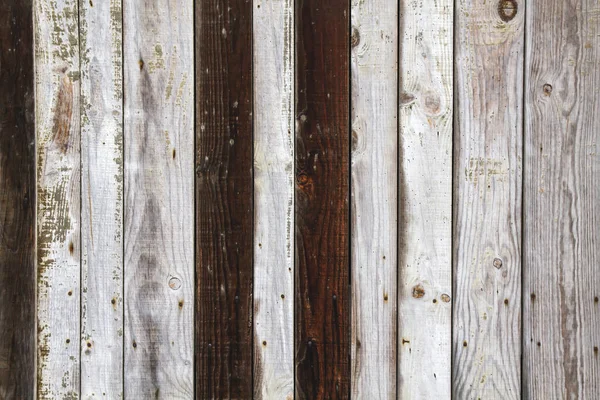 Old Distressed Wooden Planks Wall Different Color — Stock Photo, Image