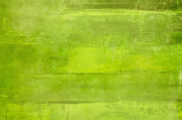 Grön Abstrakt Målning Bakgrund Duk Struktur — Stockfoto