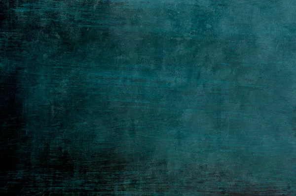 Teal Grungy Fal Háttér Vagy Textúra — Stock Fotó
