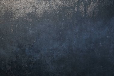 Eskimiş koyu mavi paslanmış metal desen grunge arkaplan