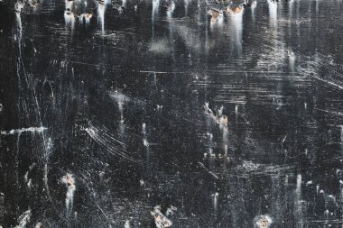 Aşınmış eski metal plaka, bkack soyulmuş boya grunge arkaplan ya da doku