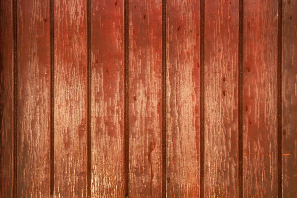 Viejos Tablones Madera Pintados Rojo Rústico Fondo Pared Textura — Foto de Stock