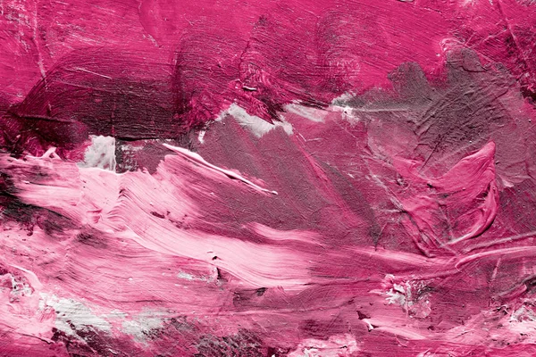 Roze Abstracte Olieverf Achtergrond Grunge Textuur — Stockfoto