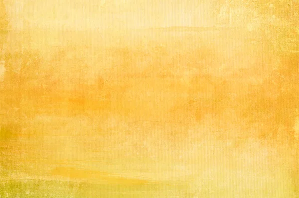 Gelbe Abstrakte Leinwand Malerei Hintergrund Oder Textur — Stockfoto