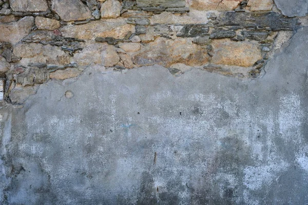 Eski Çimento Taş Duvar Grunge Arkaplanı Veya Dokusu — Stok fotoğraf