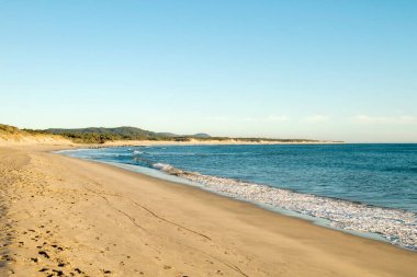 Viana do Castelo, Portekiz 'deki kumsal ve kum tepeleri 