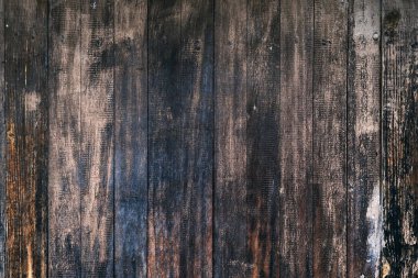 Eski sıkıntılı ahşap duvar arkaplanı, kırsal ahşap baklası veya dokusu 