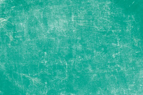 Aquamarijn Turquoise Gekleurde Oude Noodlijdende Muur Grunge Achtergrond Textuur — Stockfoto