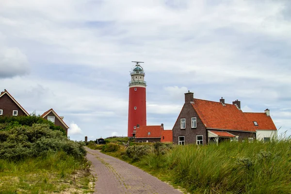 Phare Eierland Texel Île Mer Des Wadden Hollande Septentrionale Pays — Photo