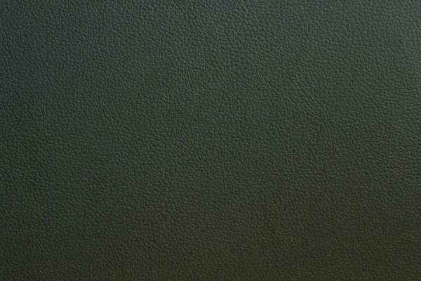 Dark Green Leather Fabric Texture Background — 图库照片