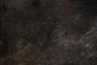 Tuval grunge dokusunda koyu soyut resim arkaplanı 