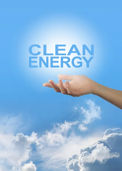 Fornitore di energia pulita — Foto Stock