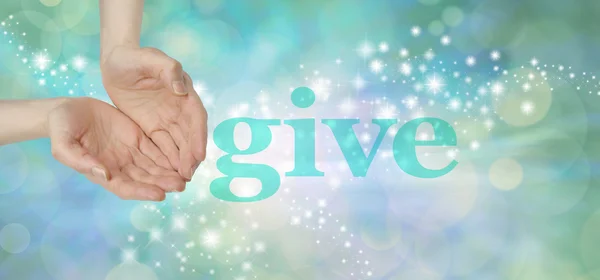Charitable Giving Feels Good — Stock Photo, Image