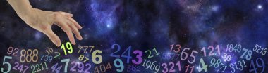 Numerology Space Website Banner clipart