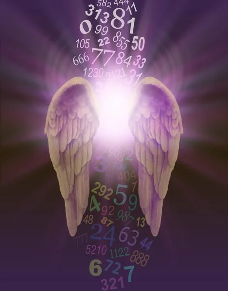 Αριθμολογία με αριθμούς Άγγελος — Φωτογραφία Αρχείου