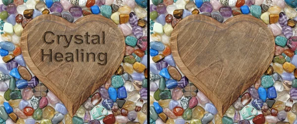 Crystal Healing Plaque — Stock Photo, Image