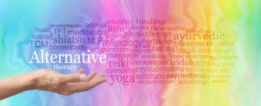 Alternative Therapy Word Cloud clipart