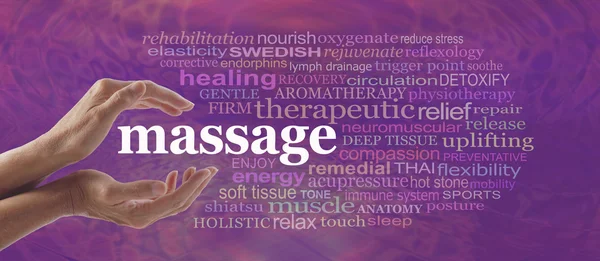 Насолоджуйтесь перевагами масажу — стокове фото