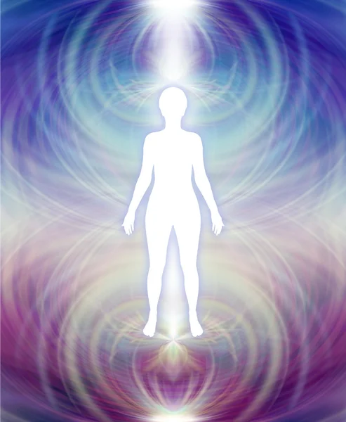 Human Aura Energy Field — Stock Photo, Image