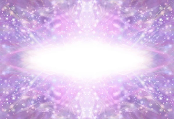 Beautiful Pink Feminine Sparkling Spiritual Background White Centre Radiating Symmetrical — Stock Photo, Image