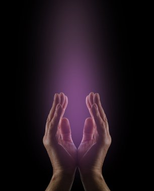 Yumuşak pembe enerji şifa