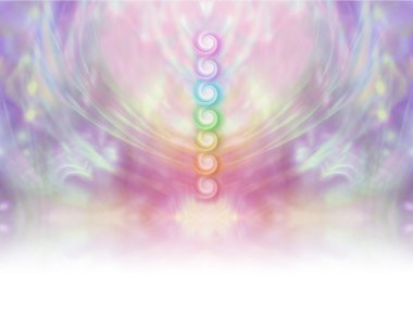 Yedi çakra girdap Web sitesi Banner