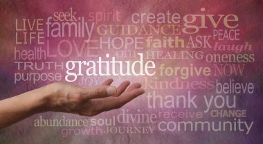Gratitude Attitude clipart