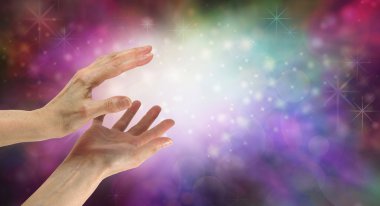 Güzel şifa enerji alanı