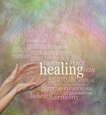 Beautiful Healing Words clipart