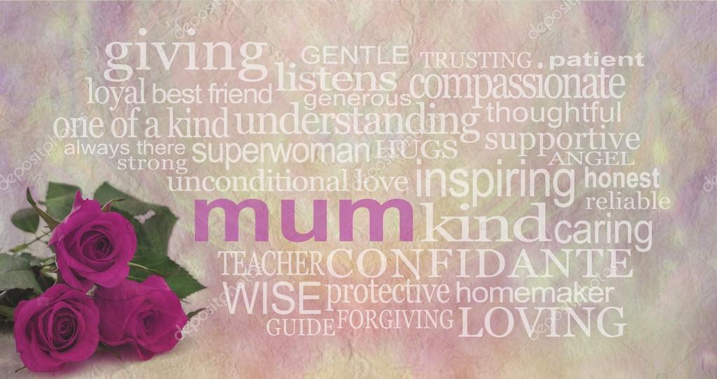 Beautiful Words For Every Mum — Stock Photo © Healing63 62888617