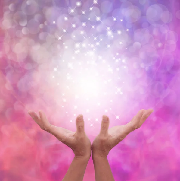 Angelic Pink Healing Energy — Stock Photo, Image