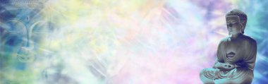 Buda meditasyon Web sitesi Banner