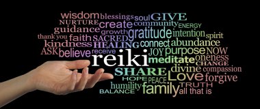 Reiki Word bulut Web sitesi başlık paylaşımı