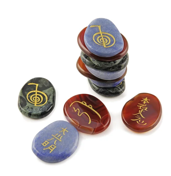 Reiki Meditation Stones — Stock Photo, Image