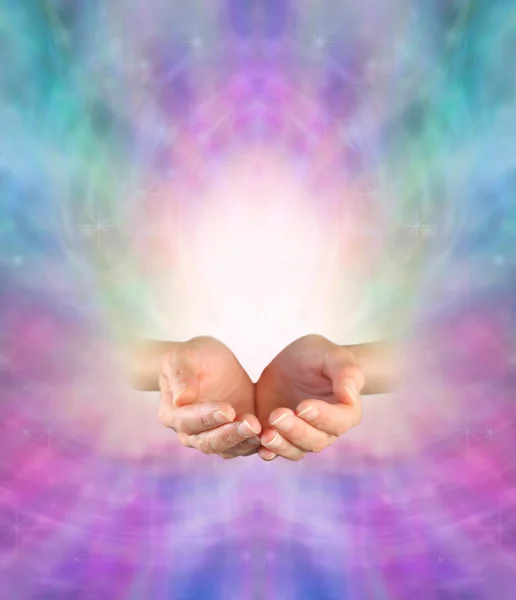 Sending Divine Healing Energy — Stock Photo, Image