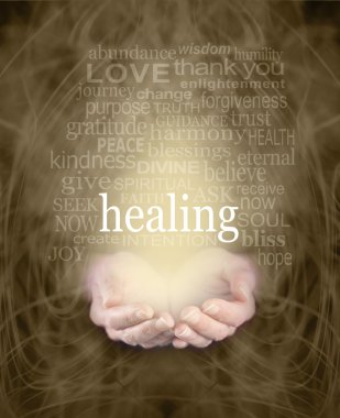 Gentle Healing Words clipart