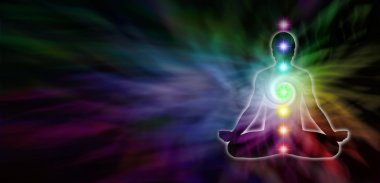 Çakra meditasyon Web sitesi başlık