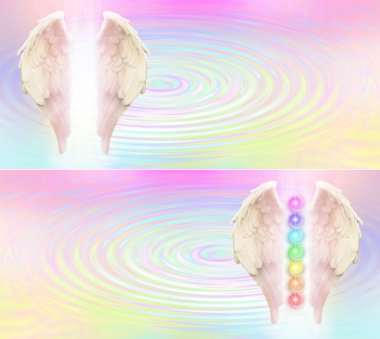 Reiki Angel Wings ve yedi çakralar Web sitesi başlık