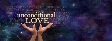 Unconditional Love Word Cloud clipart