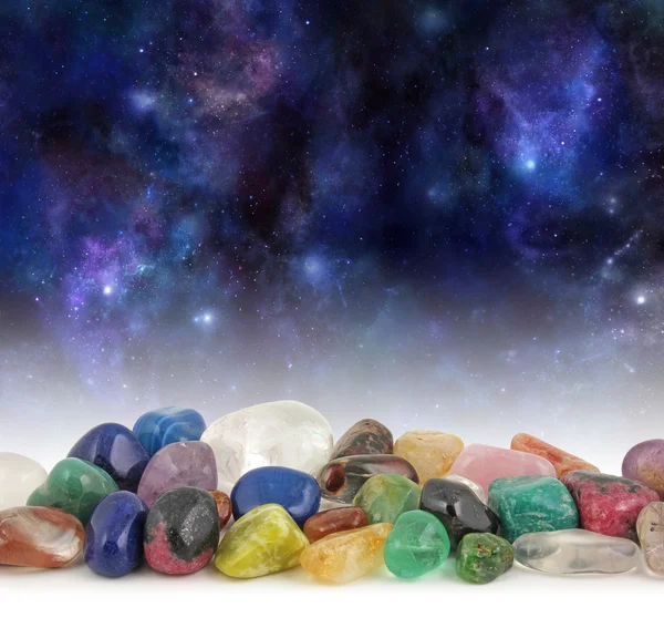 Cosmic Healing Crystals — Stock Photo, Image