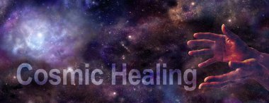 Cosmic Healing website banner clipart