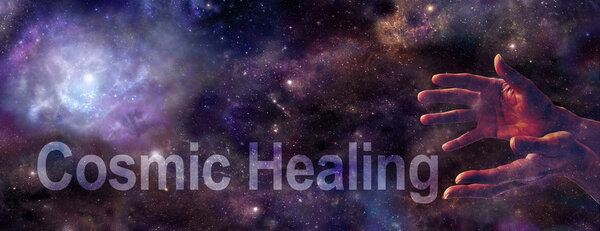 Баннер сайта Cosmic Healing

