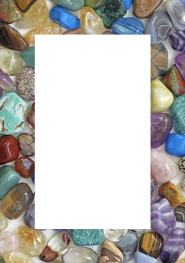 Şifa Crystal Gemstone sınır dolu