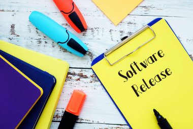 Kağıt parçasına yazılımı bırak