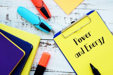 Finansal konsept: Güç ve Enerji