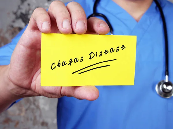 Chagas Disease  sign on the piece of paper