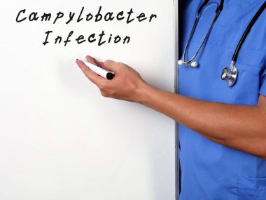Kampülobacter. Kağıt parçasına enfeksiyon bulaşmış.