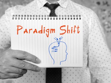 Sayfadaki paradigma kaydırma işareti.